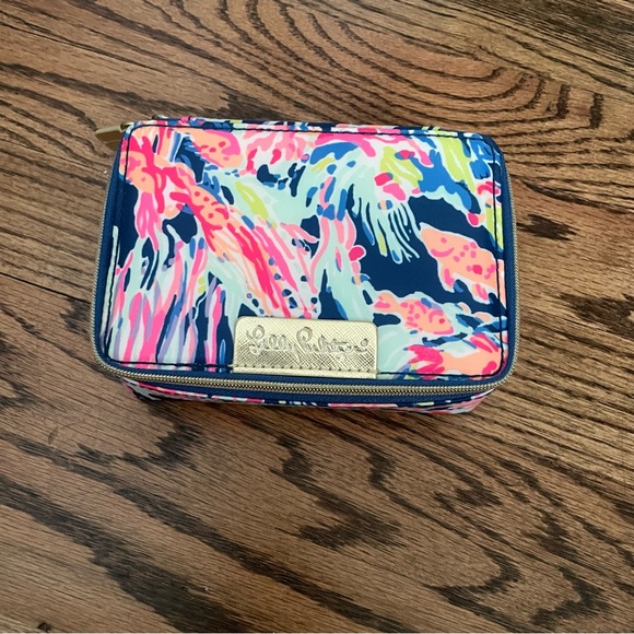 Lilly Pulitzer Colorful Travel Jewelry Bag - Picture 1 of 4